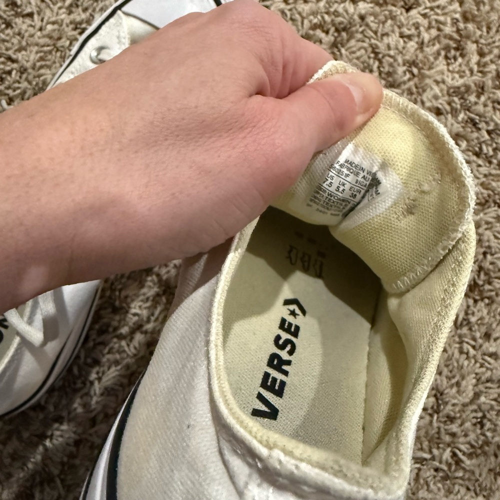 Converse Classic White Canvas Sneakers - Picture 4 of 5